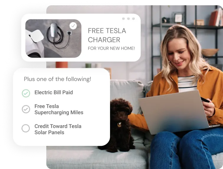 Tesla Car owner buying house gets free tesla installed